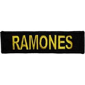  THE RAMONES BAND NAME EMBROIDERED PATCH: Home & Kitchen