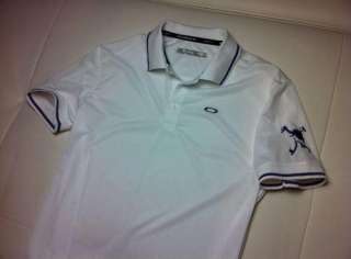   Skull Collection Short Sleeve Polo Golf T shirt Size XL White  