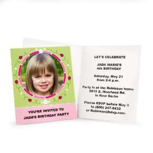  LadyBugs Oh So Sweet Personalized Invitations (8) Health 