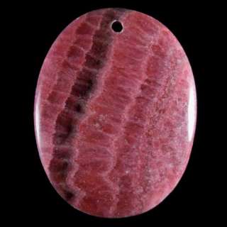 natural rhodonite jasper pendant bead stone i1537  