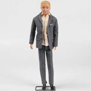 Mattel KEN Doll Flocked Hair With 1960s Beatle Skinny MOD Suit 