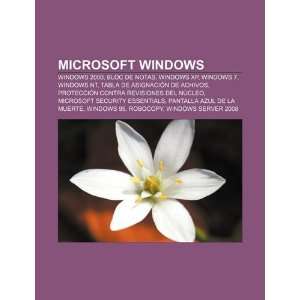 Microsoft Windows: Windows 2000, Bloc de notas, Windows XP 