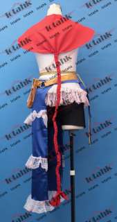 Final Fantasy X FFX  2 Yuna Cosplay Costume Custom Made  