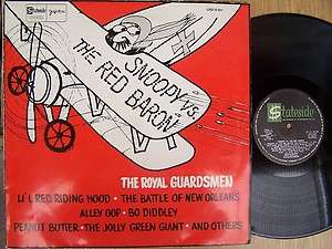   GUARDSMEN SNOOPY vs. THE RED BARON ORIGINAL YUGOSLAV LP 1967 BEAT ROCK