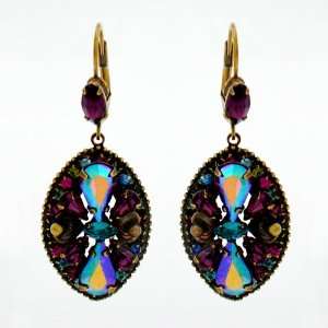  Oval Drop Crystal Earrings Sorrelli Jewelry