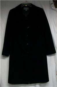 ANN TAYLOR Black Wool Coat 12P (Orig. $250)  