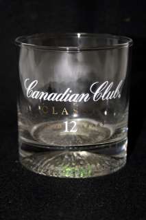 Canadian Club Classic ~ Aged 12 Years White and Gold Lettering 8oz 