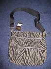 NWT~BAGGALLINI~​NEW YORKER BAGG~HANDBAG/ME​SSENGER~ZEBRA