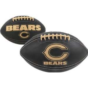 Chicago Bears Black Logo Football:  Sports & Outdoors