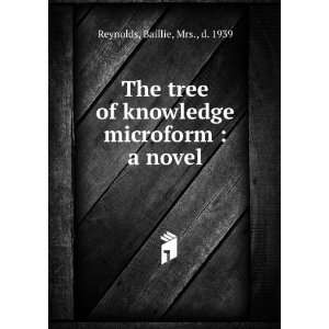   knowledge microform  a novel Baillie, Mrs., d. 1939 Reynolds Books