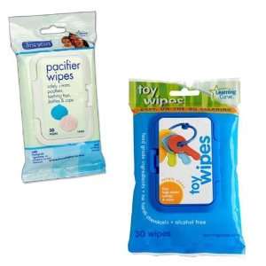  The First Years Pacifier Wipes and Learning Curve Toy 