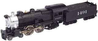   Fe 4 4 2 Diecast Steam Locomotive #1491 with whistle, bell, and smoke