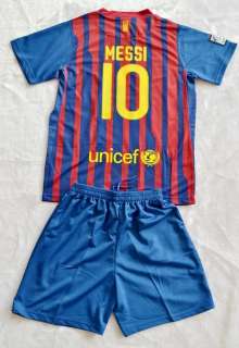 2012 NO.10 MESSI BARCELONA HOME football kit 3 14 years  