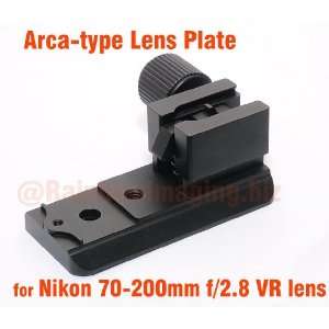   Swiss type Lens Plate for Nikon 70 200mm f/2.8 VR lens
