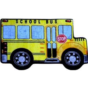  LA Rug School Bus Rug 31x47