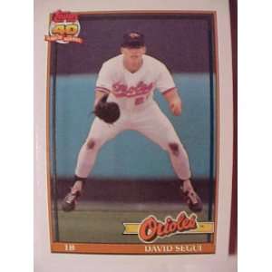  1991 Topps #724 David Segui [Misc.]