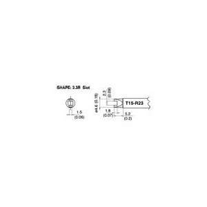  T15 Series Slotted Soldering Tip 1.50mm x 2.30mm for FM 