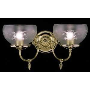  Framburg 7522 Chancery Vanity Light Finish Polished Brass 