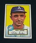 1952 Bowman 179 Pete Suder Philadelphia Atheltics PSA VG EX 4  