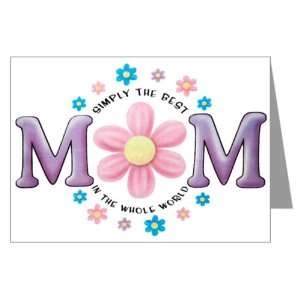   Greeting Card Simply The Best MOM In The Whole World 