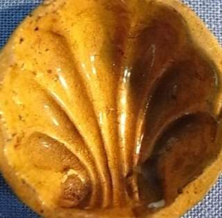 BEAUTIFUL MARZIPAN MOLD ERTHENWARE ANTIQUE 1860s ULM32  