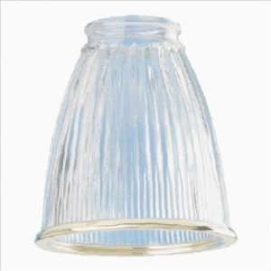 Westinghouse Lighting 81210 Clear Pleated Ceiling Fan Light Shade with 