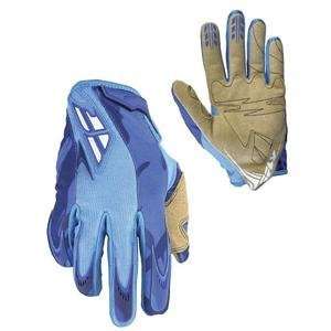  Fly Racing 805 Gloves   2007   Large/Sky Blue/Blue 