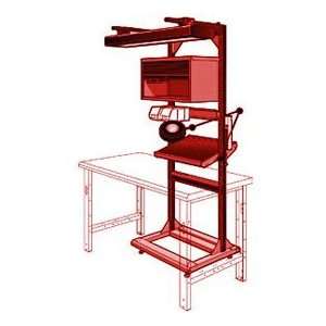  Electronic Multi Purpose Stand   32Wx27Dx85H Red 