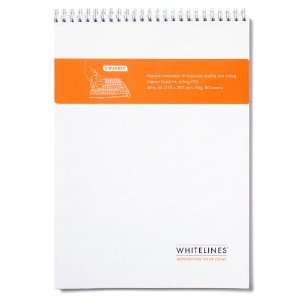 Whitelines Top Wire A4 Notebook, Squared, White (WL77 WtopA4S)