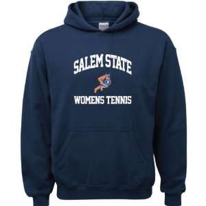   Navy Youth Womens Tennis Arch Hooded Sweatshirt: Sports & Outdoors