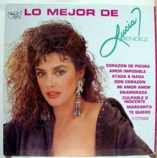 LUCIA MENDEZ lo mejor de LP mint  vinyl 6887 1 RL 1987  