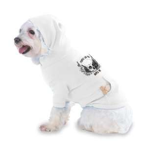 PEOPLE LIKE YOU BAFFLE ME Hooded T Shirt for Dog or Cat LARGE   WHITE 