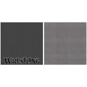   Title Sports Dbl/sided Paper 12x12 wrestling 25Pk 