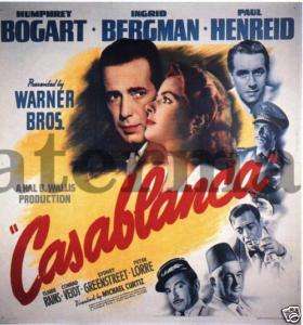 Casablanca Movie Poster 16x16 (Square full color)  