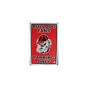  Georgia Bulldogs Metal Parking Sign *SALE*: Sports 