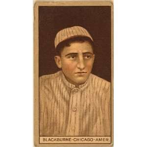  Russell Blackburne, Chicago White Sox, baseball 1912: Home 