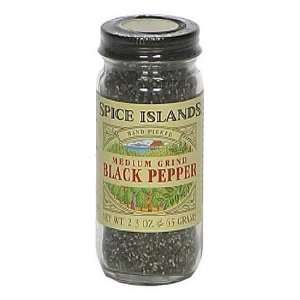 Spice Island, Med Ground Black Pepper, 2.3 Ounce:  Grocery 