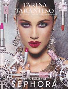 2010 TARINA TARANTINO LIPSTICK Mag. Print Ad SEPHORA  