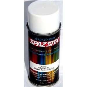 Spaz Stix Solid White/Glow Backer Aerosol Paint 3.5oz 