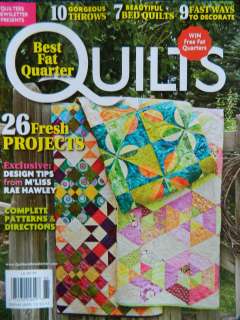 Quilts Magazine Best Fat Quarter 2011  