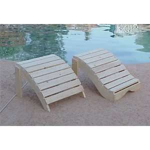  Adirondack Footrests Woodworking Plans