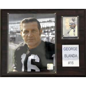  NFL George Blanda Oakland Raiders Player Plaque: Sports 