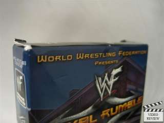 WWF Royal Rumble 2001 VHS Kurt Angle VS Triple H 651191026739  