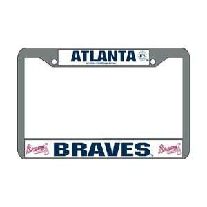  Atlanta Braves Chrome License Plate Frame *SALE* Sports 