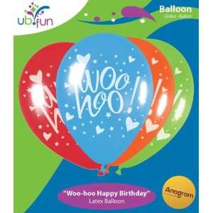  Woo Hoo Happy Birthday 18 Mylar Balloon Toys & Games