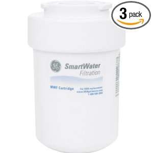  GE SmartWater MWF Refrigerator Water Filter, 3 Pack