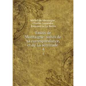   Louandre , Estienne de La BoÃ©tie Michel de Montaigne : Books