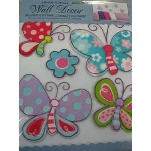   Yourself ER11861 Multi Colored Butterfly Wall Decor 