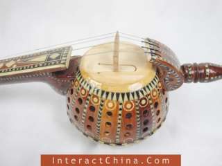 Uyghur Violin Fiddle Xinjiang Ghijek + Wood Box 70cm  