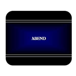    Personalized Name Gift   ABEND Mouse Pad 